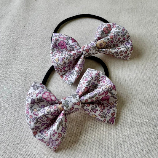 Liberty print hair accessories pink